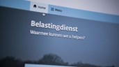 Belastingdienst met tekst