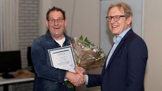 Uitreiking waarderingsspeld Hans van Dijk Gemeente Medemblik 10 maart 2020