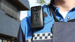 Handhaver met bodycam