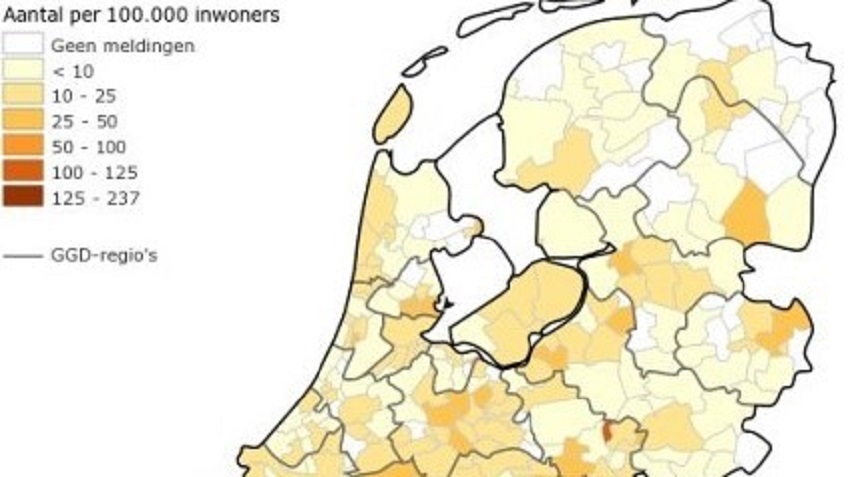 Positief geteste personen stijgt naar 3631
