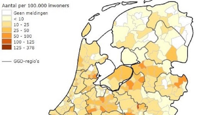 Coronabesmettingen NL per 23 maart 2020