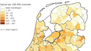 Coronabesmettingen NL per 24 maart 2020
