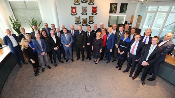 Gemeenteraden WF bij elkaar