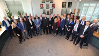 Gemeenteraden WF bij elkaar