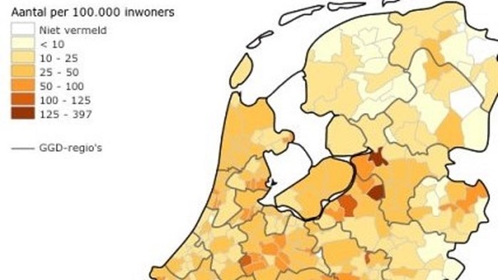 Coronabesmettingen NL per 26 maart 2020