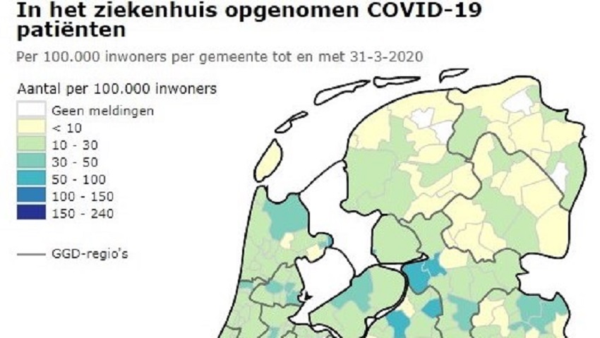 Positief geteste personen stijgt naar 12595