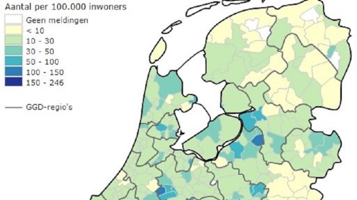 Coronabesmettingen NL per 1 april 2020