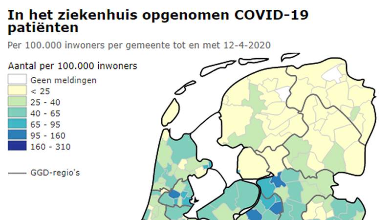 Dalende trend in corona sterfgevallen