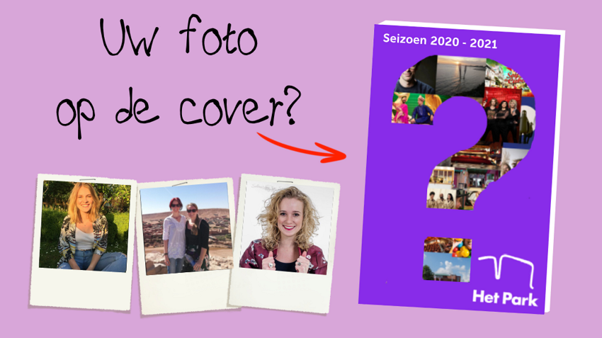 Uw foto op de cover van de brochure van Het Park