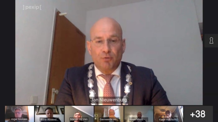 Hoornse gemeenteraad vergadert digitaal