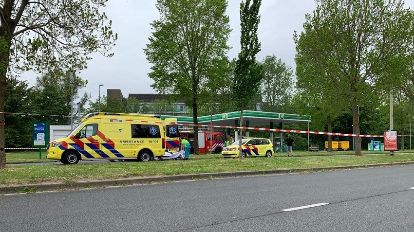 Brandstichting bij tankstation in Hoorn