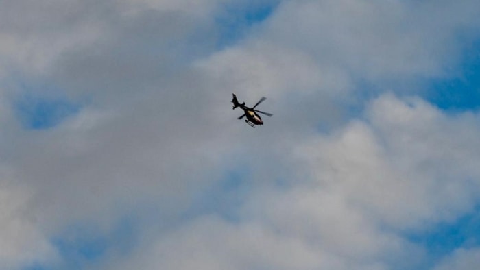 Overval in Hoorn De Hulk helikopter