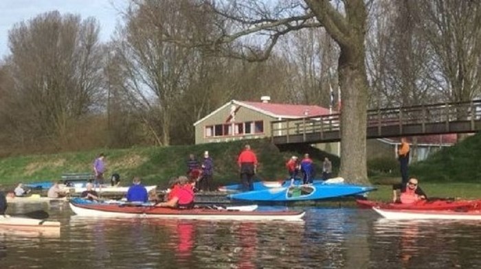 Flevo kanovereniging op water