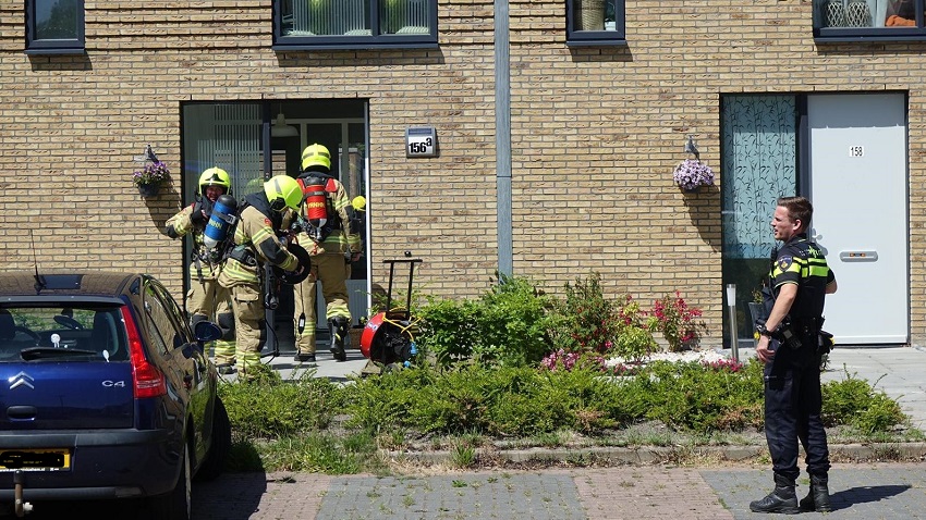 Brand in woning Grootebroek