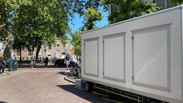 Toiletwagen Hoorn binnenstad