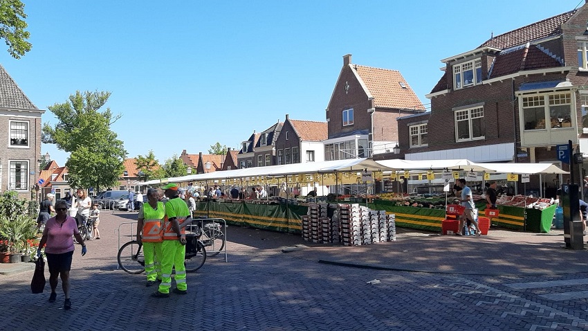 Zeer geslaagde uitbreiding zaterdagmarkt Hoorn