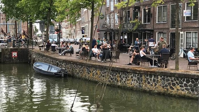 Hoornse haven 1 juni 2020 2e Pinksterdag middagdrukte