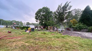 Brand camping Enkhuizerzand2
