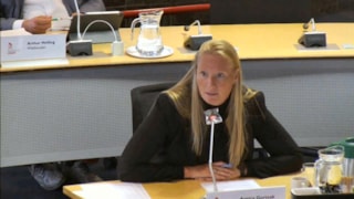 Raadscommissievergadering voorzitter Arnica Gortzak