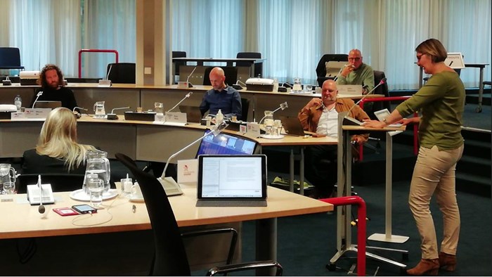 Raadscommissievergadering wethouder Marjon van der Ven aan het woord 9 juni 2020