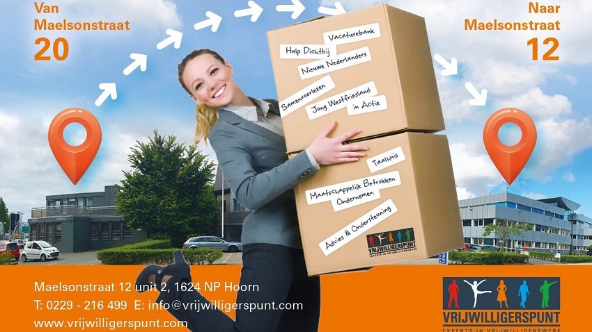 Vrijwilligerspunt gaat verhuizen