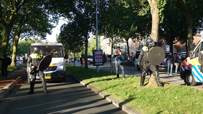 Rellen in Hoorn na Coen demonstratie3