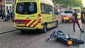 Scooter in botsing met auto