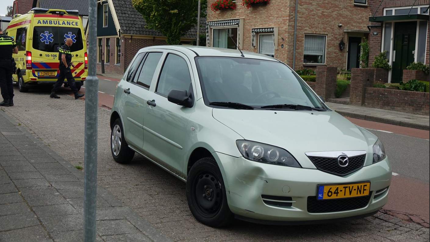 Aanrijding auto met fietser in Hoogkarspel