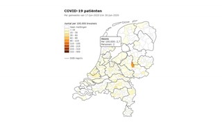 RIVM Covid-19 patienten per gemeente