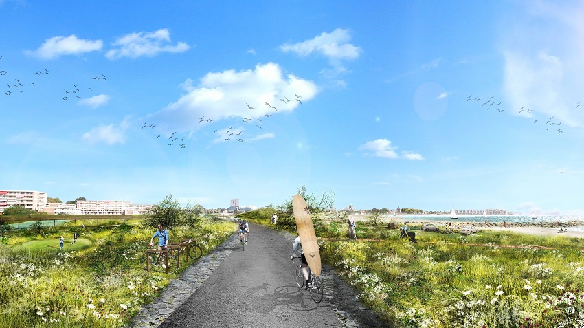 Hoorn krijgt stadsstrand met glooiingen