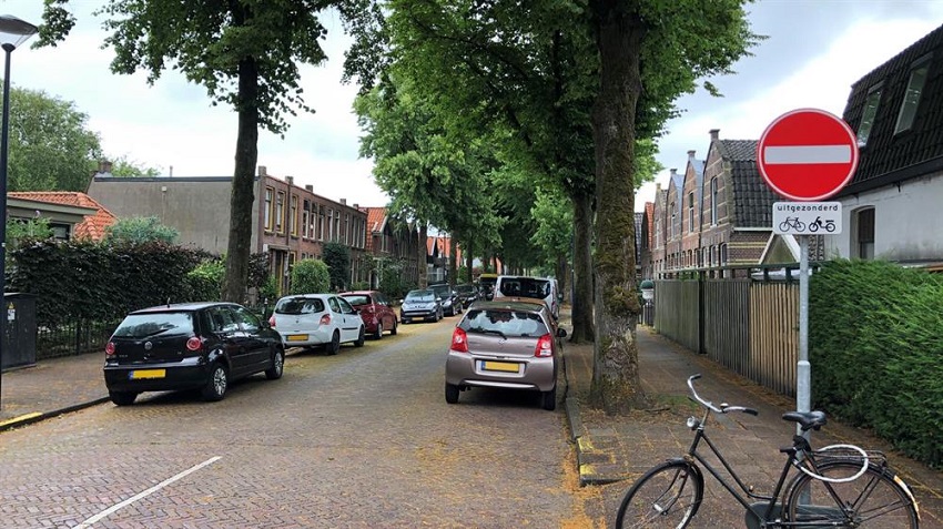 Proef eenrichtingsverkeer Juniusstraat en Tweeboomlaan