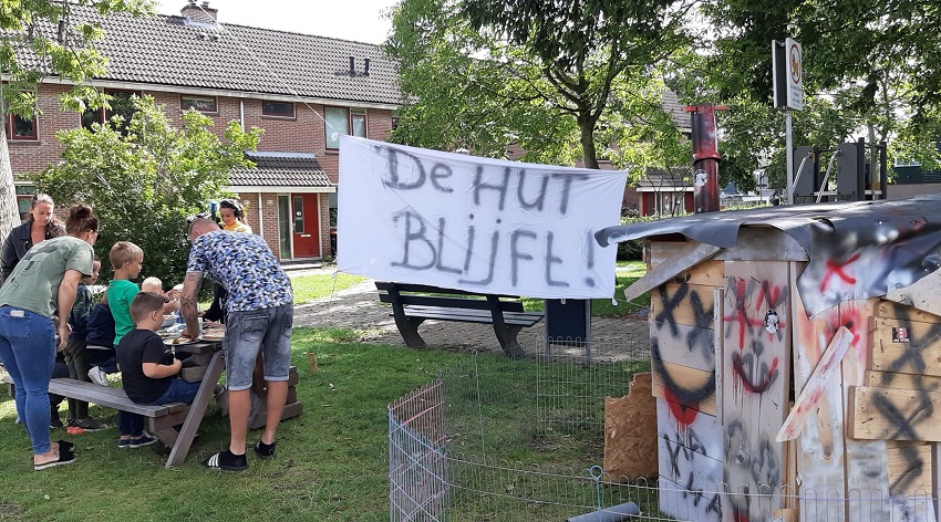 Bouwhut Waterkers mag nog even blijven 