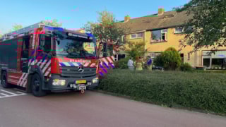 Brand in woning Wijdenes