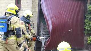 Brand in garage in Avenhorn4