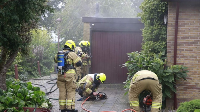 Brand in garage in Avenhorn1