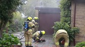 Brand in garage in Avenhorn1