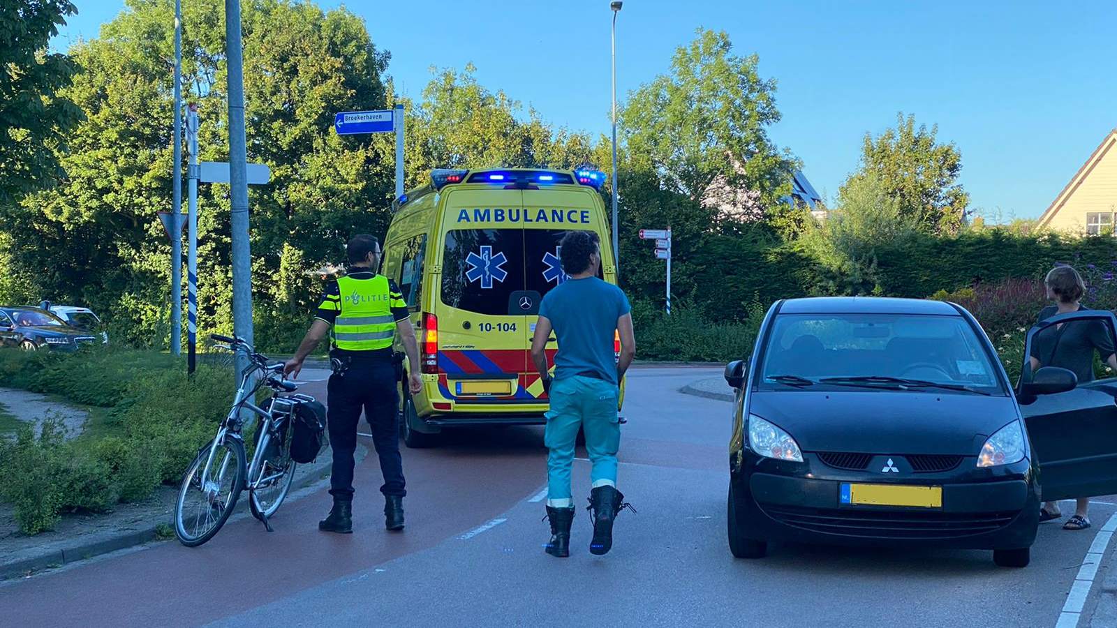 Fietser gewond na aanrijding met auto in Bovenkarspel