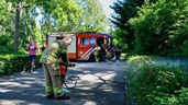 Klein jongetje assisteert bij blussen brandje Blokker 2