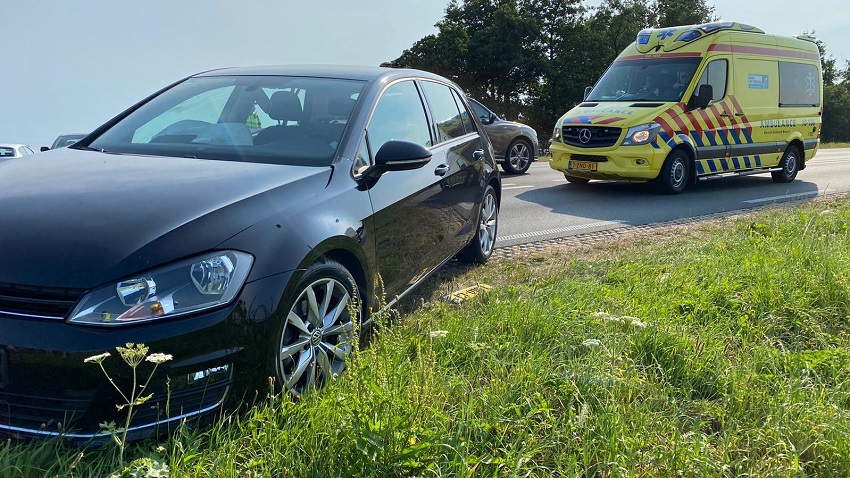 Ongeval met veel schade op N307 Enkhuizen