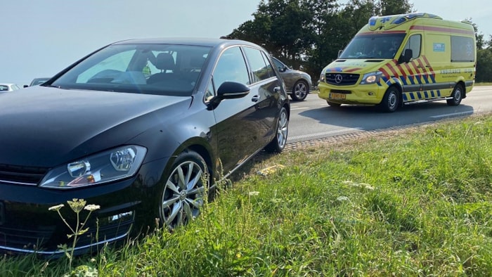 Ongeval met veel schade op de N307 Enkhuizen 2