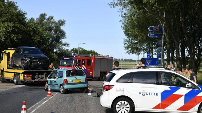 Botsing op A.C. de Graafweg9