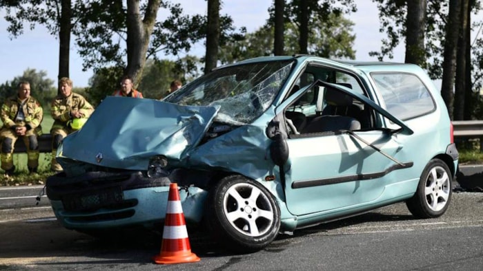 Botsing op A.C. de Graafweg