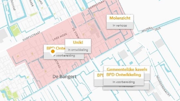 Bangert en Oosterpolder kavels