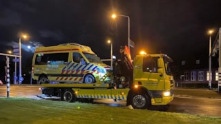 Ongeval met ambulance op het Keern in Hoorn 2