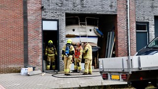 Boot in brand in Nibbixwoud