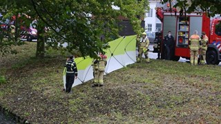 Persoon te water in Hoorn