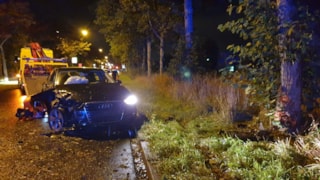 Auto gecrasht in Heerhugowaard