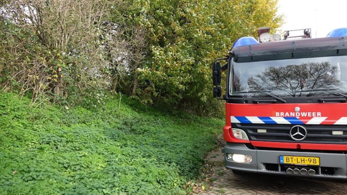 Hutje in brand in Enkhuizen