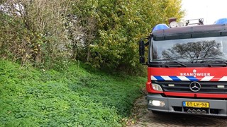 Hutje in brand in Enkhuizen