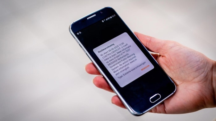 NL-Alert op telefoon